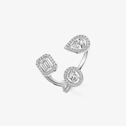 [[Stars Jewelry] Diamond Ring 0,25ct My Twin Trilogy