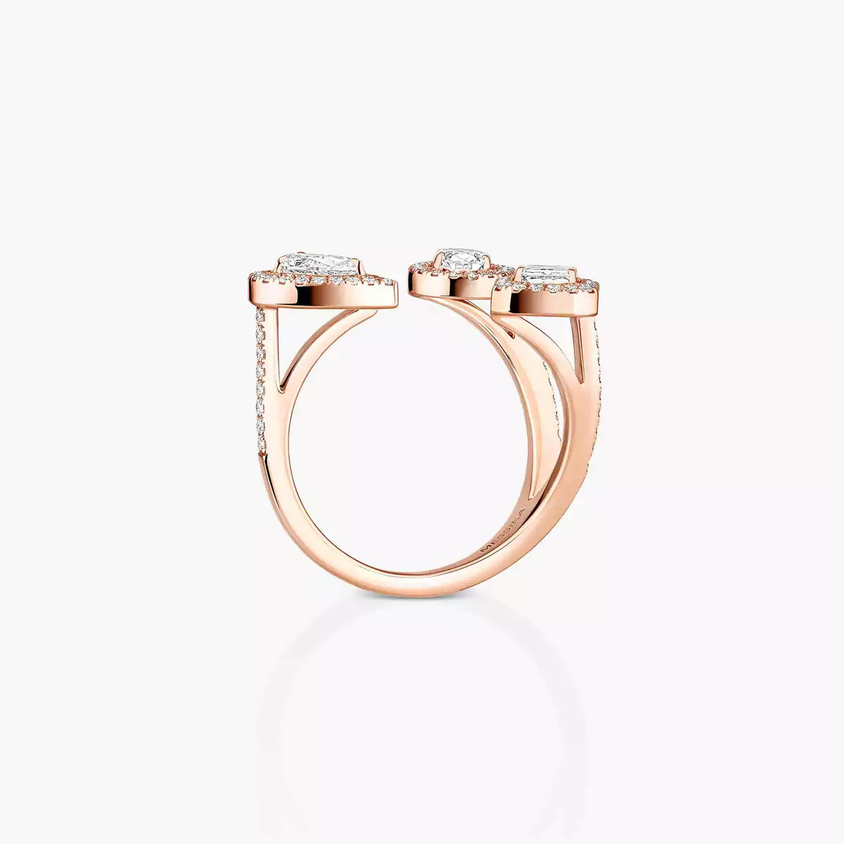 [[Stars Jewelry] Diamond Ring 0,25ct My Twin Trilogy