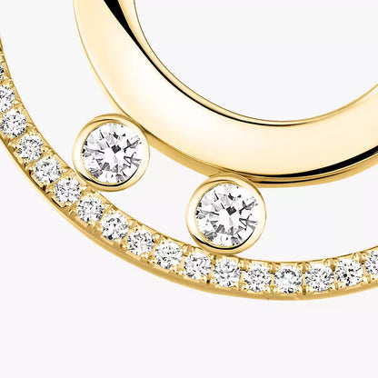 [Stars Jewelry]Move Romane Small Diamond Hoop Earrings