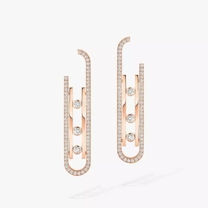 [Stars Jewelry]Diamond Pendant Earrings Move 10Th
