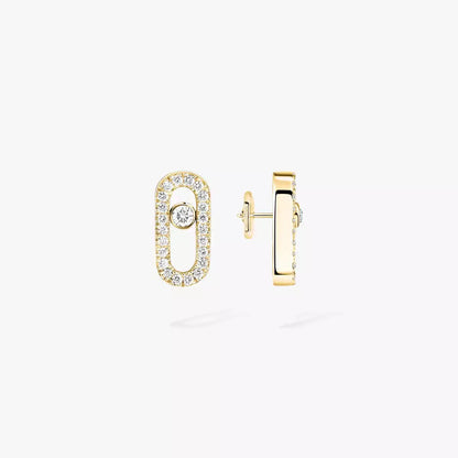 [Stars Jewelry]Move Uno Diamond Earrings