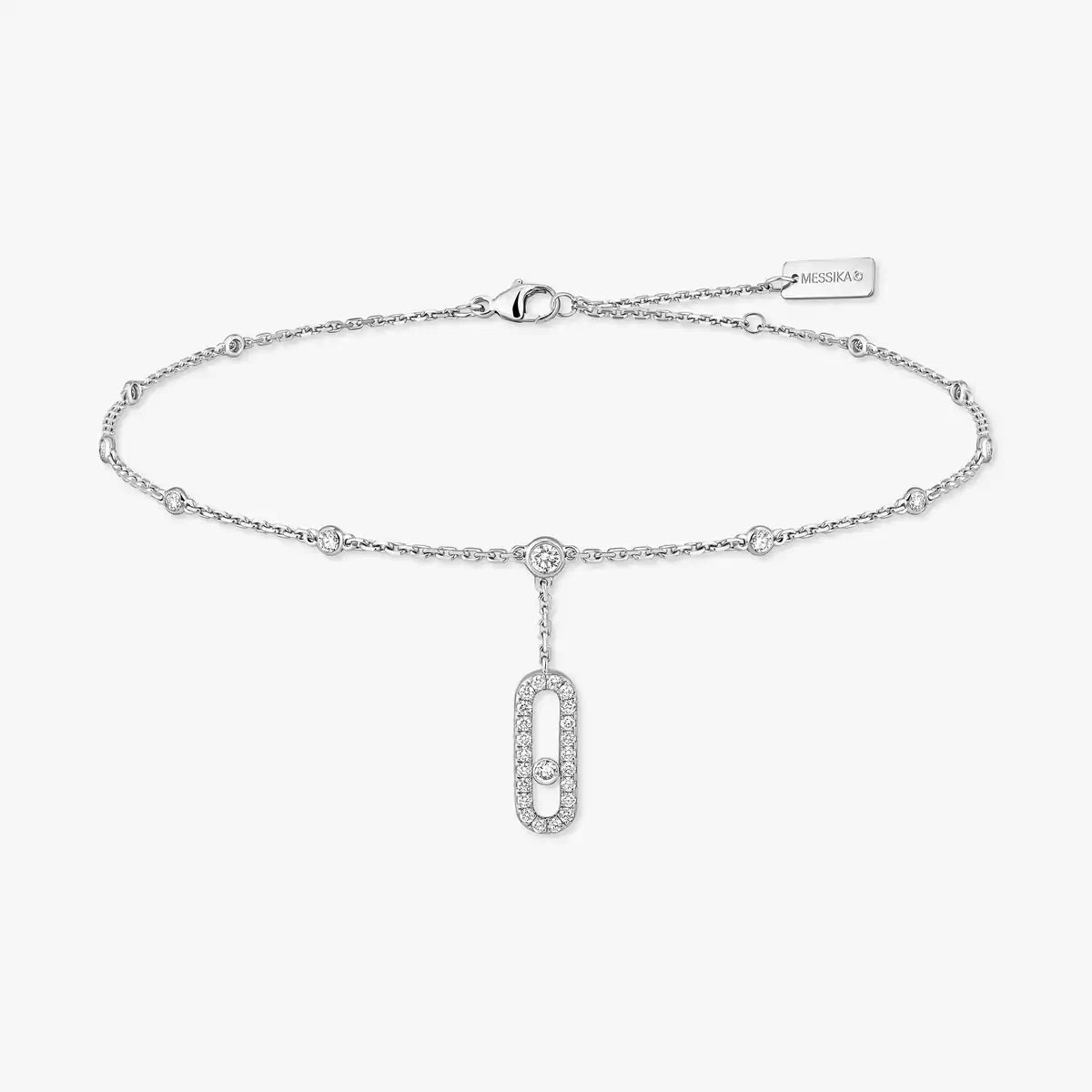 [Stars Jewelry] Move Uno pavé ankle bracelet
