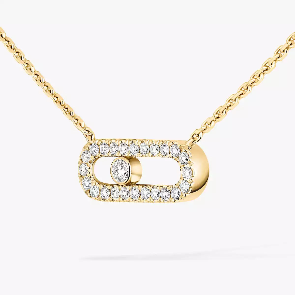 [Stars Jewelry]Diamond Necklace Move Uno