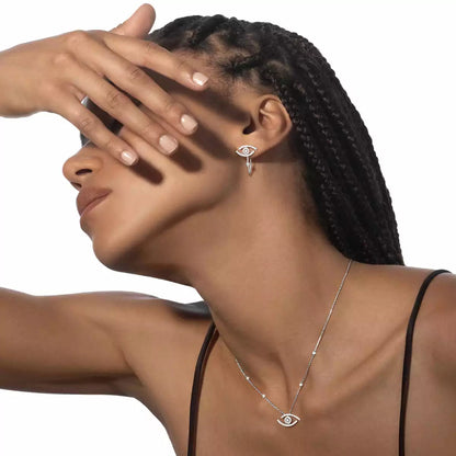 [Stars Jewelry]Lucky Eye Diamond Earrings
