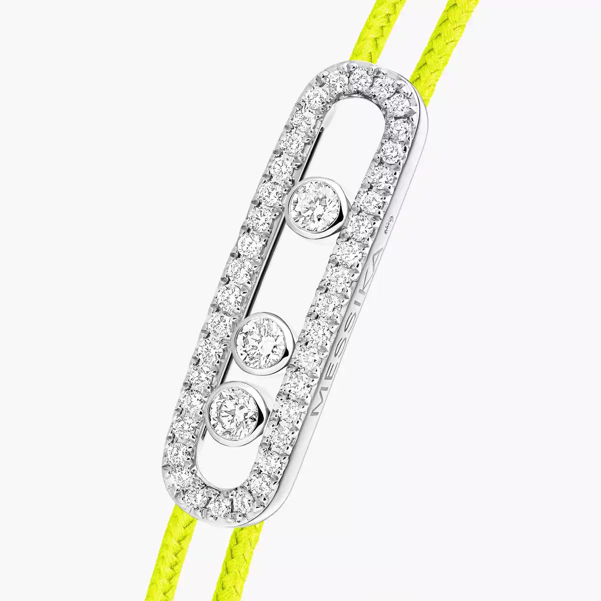 [Stars Jewelry]MK Care(s) pink cord pavé bracelet