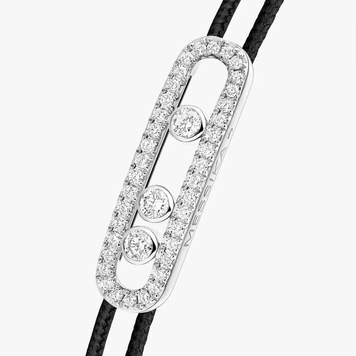 [Stars Jewelry]MK Care(s) pink cord pavé bracelet