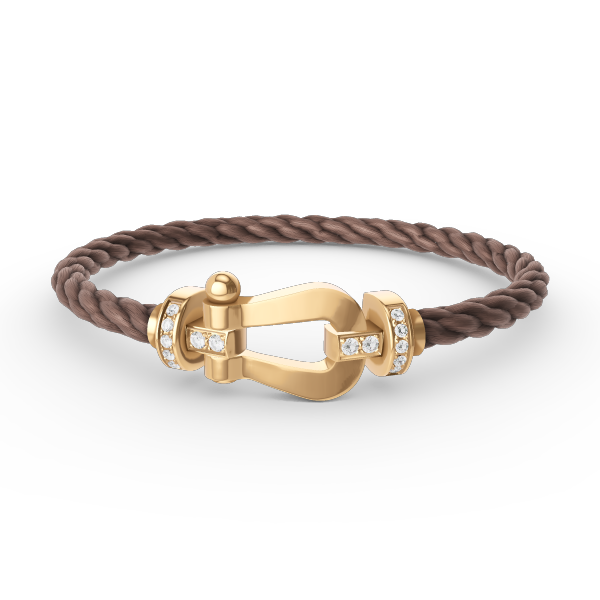 [Stars Jewelry]FORCE LARGE HORSESHOE HALF DIAMOND BRACELET GOLD