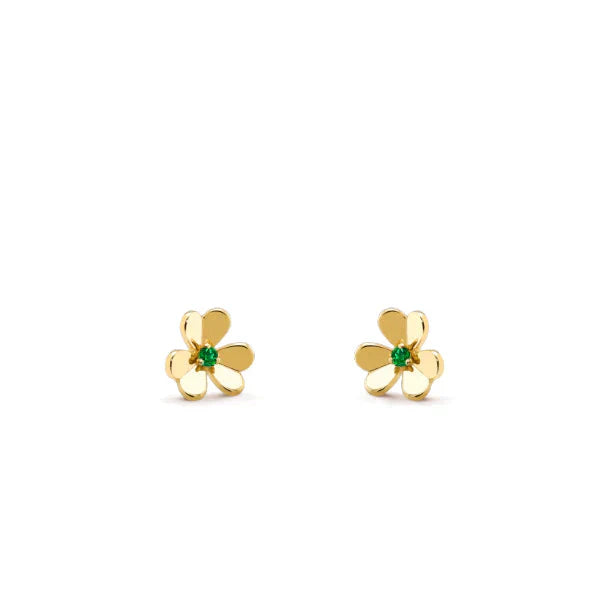[Stars Jewelry]FRIVOLE  FLOWER MALACHITE EARRINGS