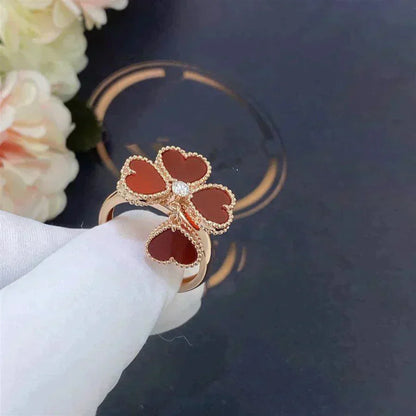 [Stars Jewelry]SWEET CLOVER CARNELIAN RING