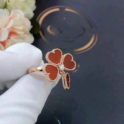 [Stars Jewelry]SWEET CLOVER CARNELIAN RING