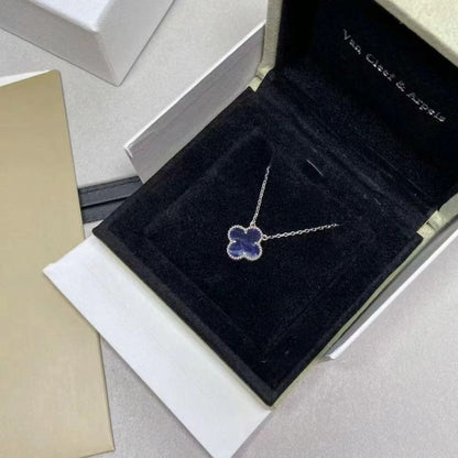[Stars Jewelry]CLOVER 15MM PIETERSITE NECKLACE SILVER