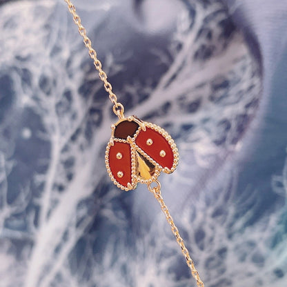 [Stars Jewelry]LUCKY SPRING 1 MOTIF PINK GOLD BRACELET