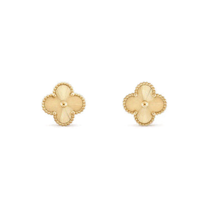 [Stars Jewelry]CLOVER MEDIUM 1 MOTIFS LASER EARRINGS